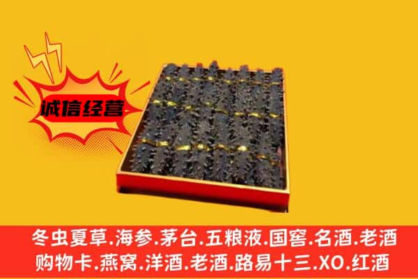 白云区回收海参